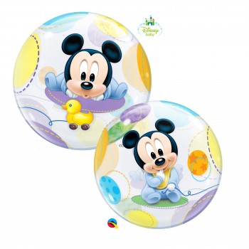Palloncino 22" Bubble Baby Mickey